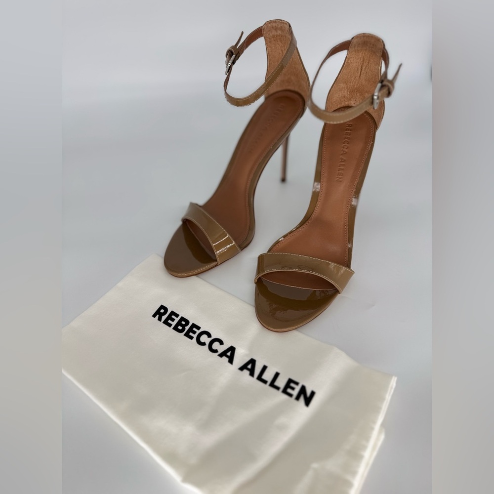 NEW Brown suede Rebecca Allen high heels Size 8.5